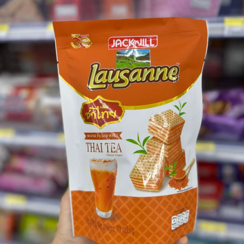 【Jack'n Jill】泰國 泰奶威化餅 餅乾 Lausanne (70g)