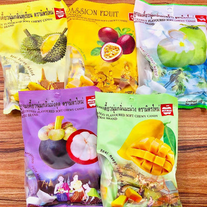 【MITMAI】水果軟糖-芒果/山竹/榴槤/香蘭/椰子/百香果 (規格)